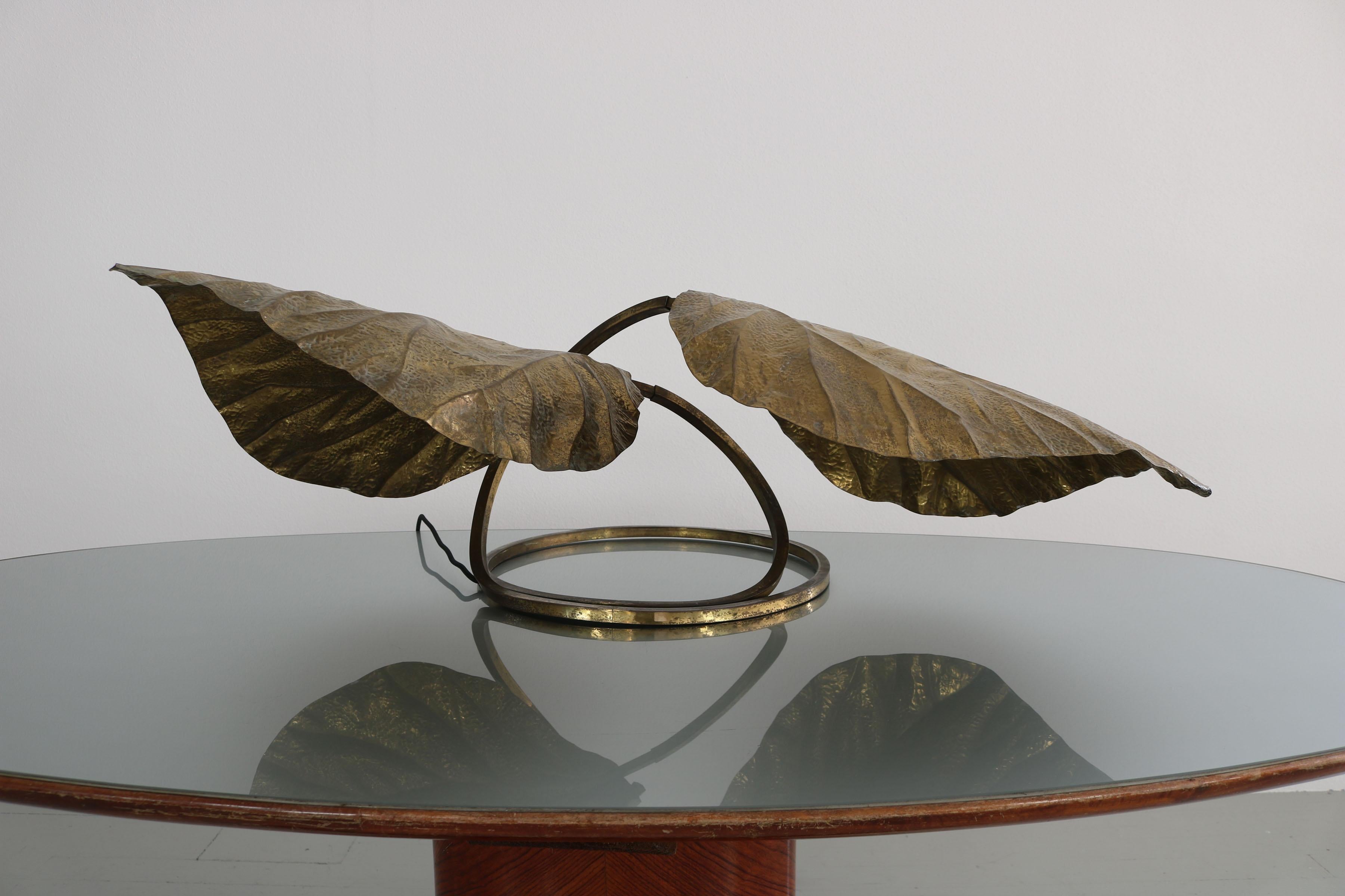 Italian Two-Wing 'Rhubarb' Table Lamp by Tommaso Barbi for Carlo Giorgi