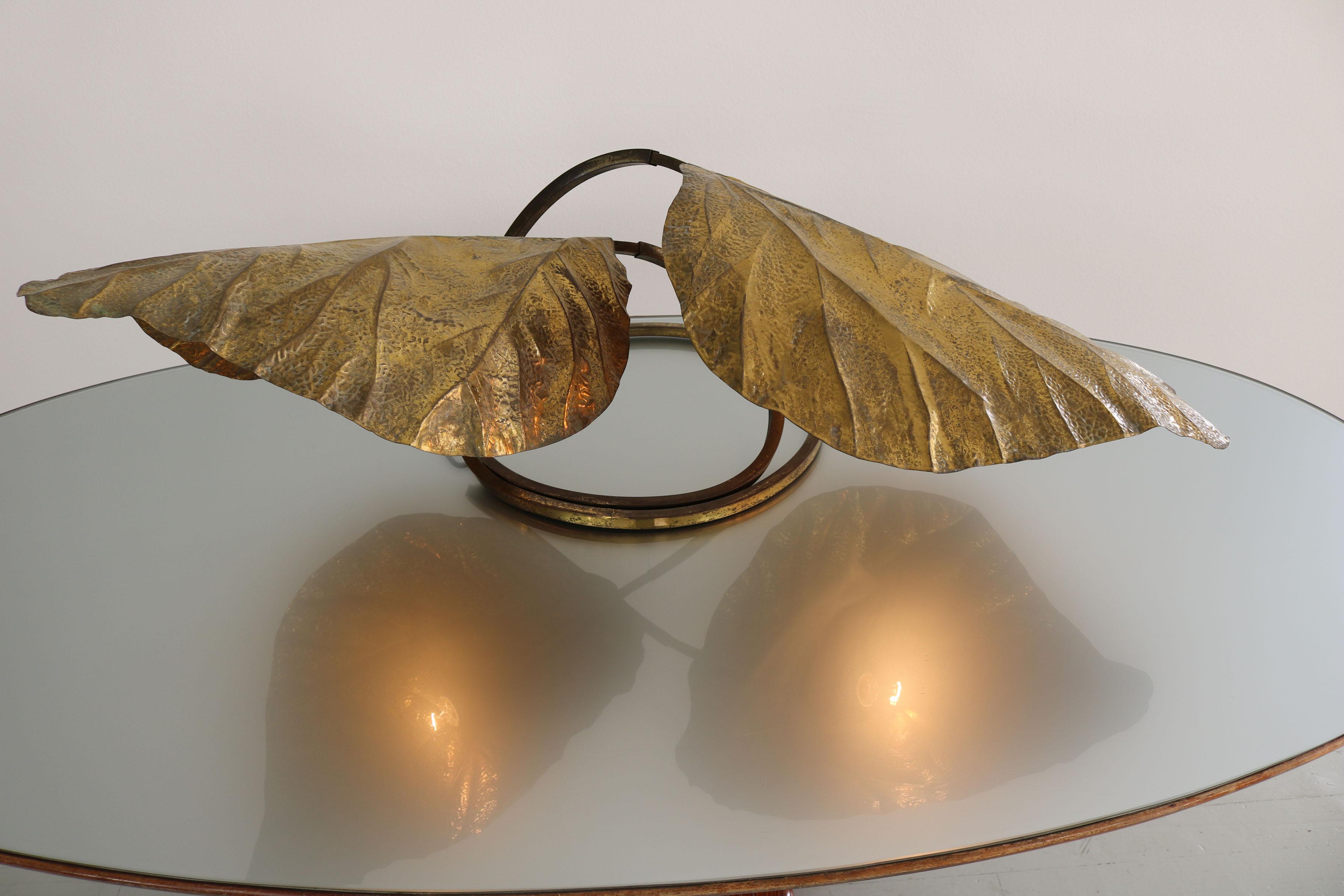 Late 20th Century Two-Wing 'Rhubarb' Table Lamp by Tommaso Barbi for Carlo Giorgi