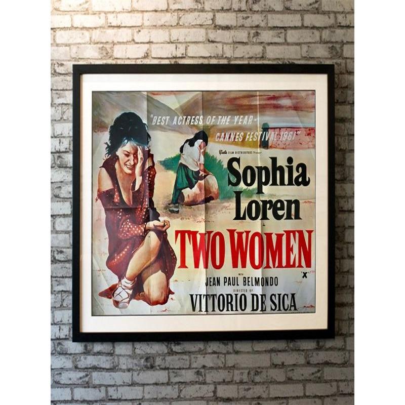 Two Women, Unframed Poster, 1960

Original British Quad (30 X 40 Inches). In the Italy of WWII, a widow and her lonely daughter seek for distance between them and the horrors of war.

Year: 1960
Nationality: United Kingdom
Condition: