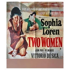 Vintage Two Women, Unframed Poster, 1960