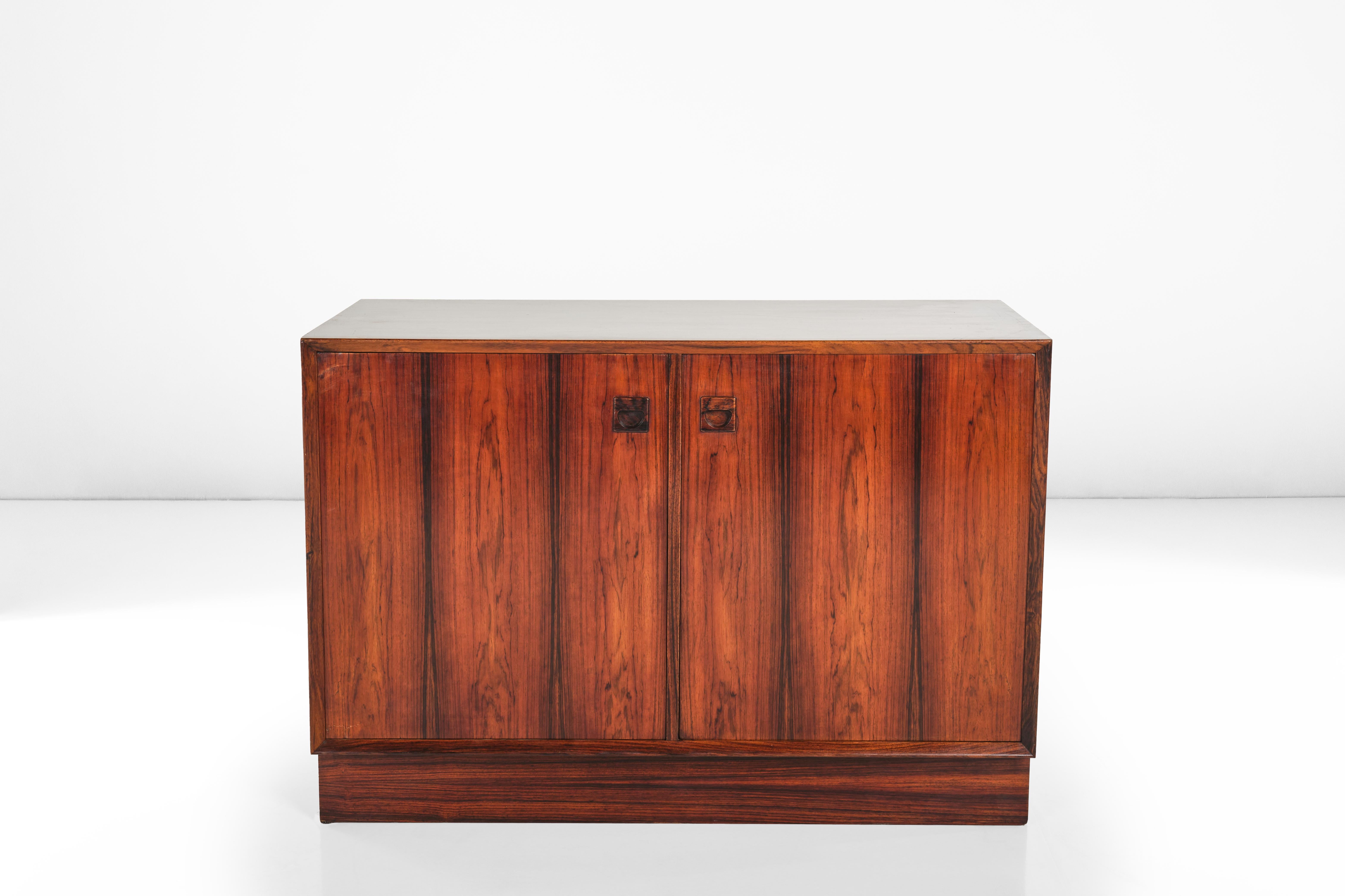 Two Wood Cabinet, Italian Design Made by Stilwood, 1960s For Sale 2