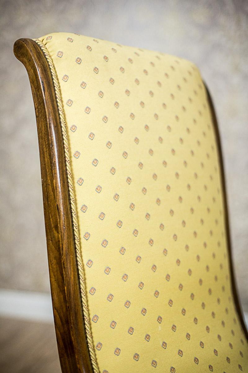 Two Yellow Swan Armchairs For Sale 1