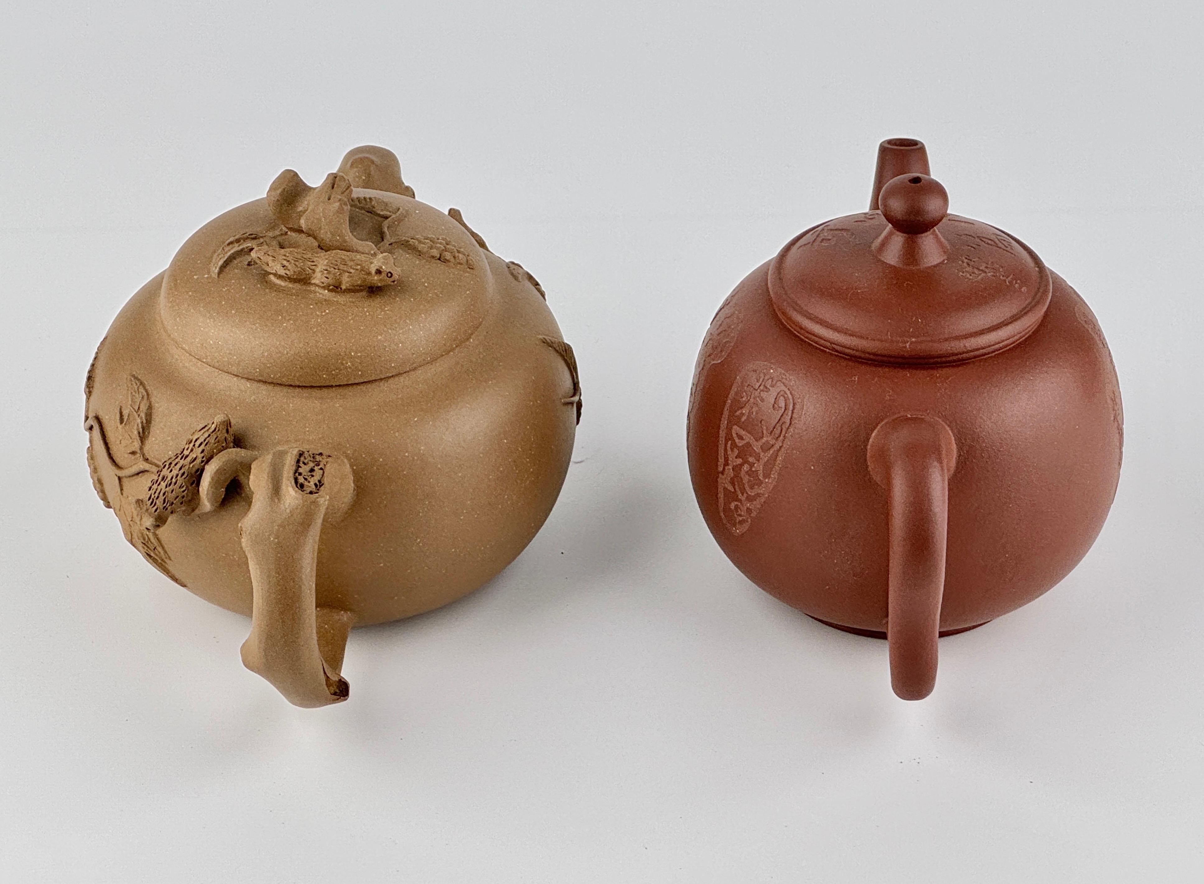 Two Yixing Teapots and Covers For Sale 4