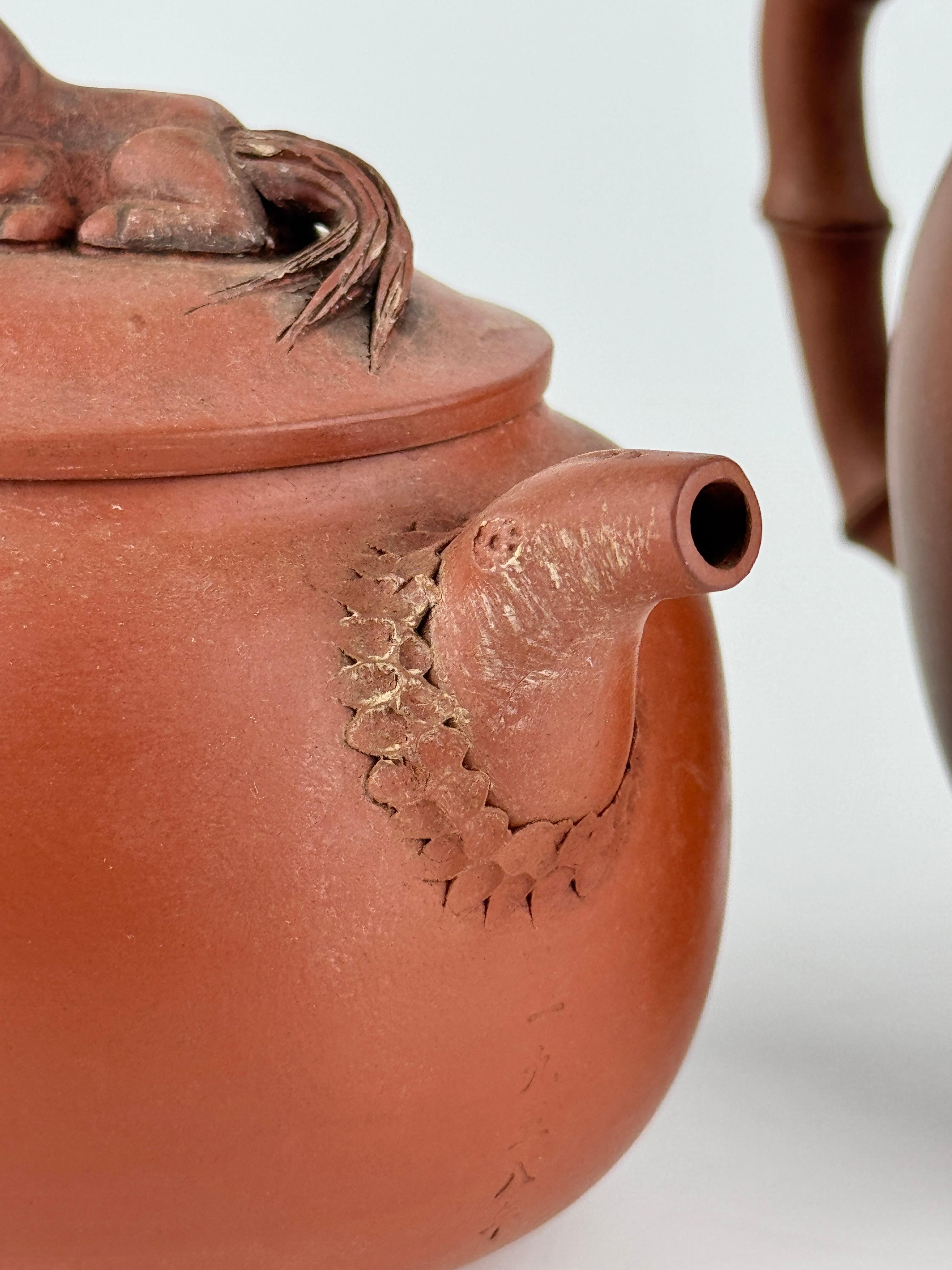 Two Yixing Zisha Teapots and Covers For Sale 1