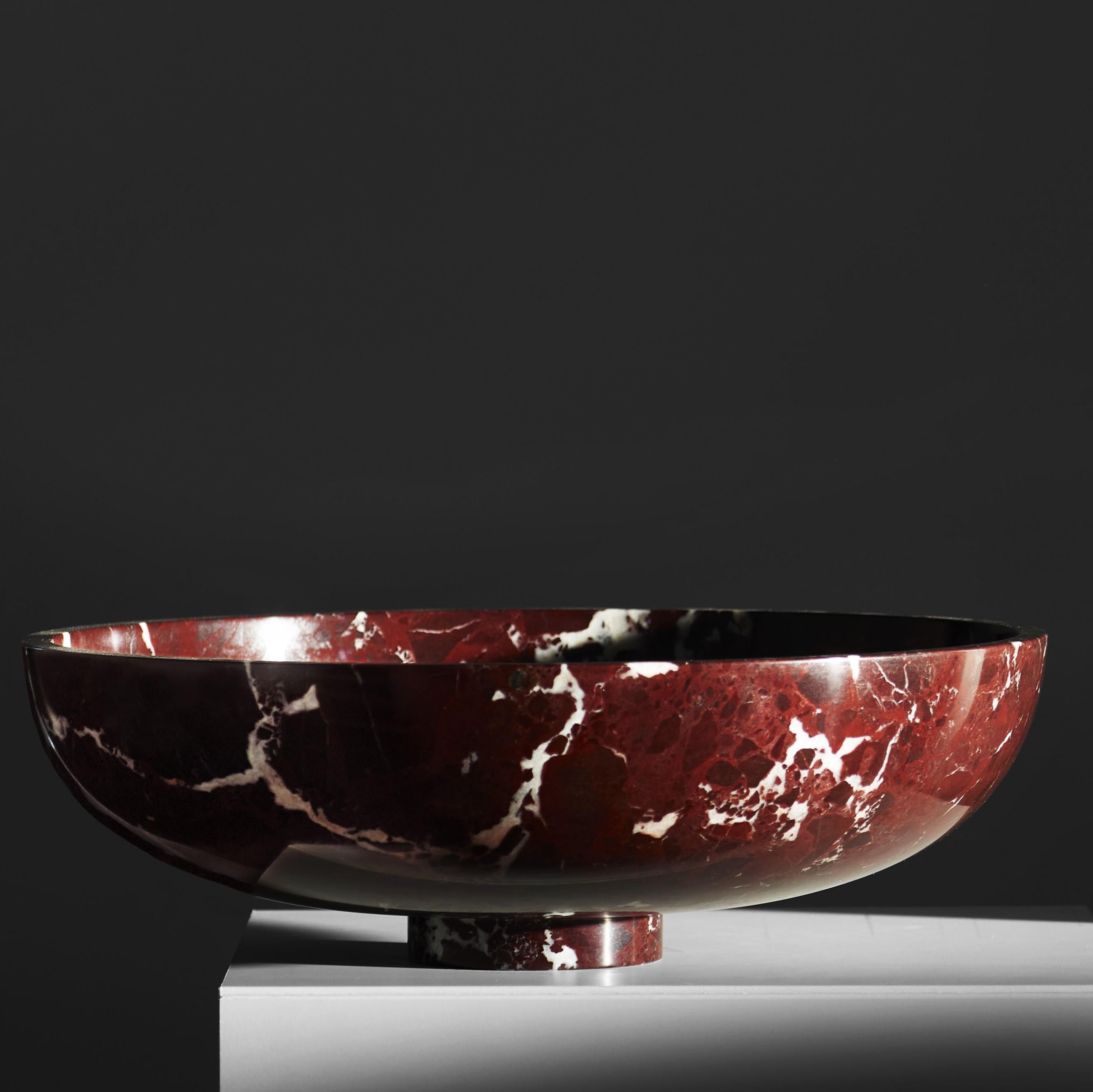 Modern Twosidestory Bowl Xl by Lisette Rützou For Sale