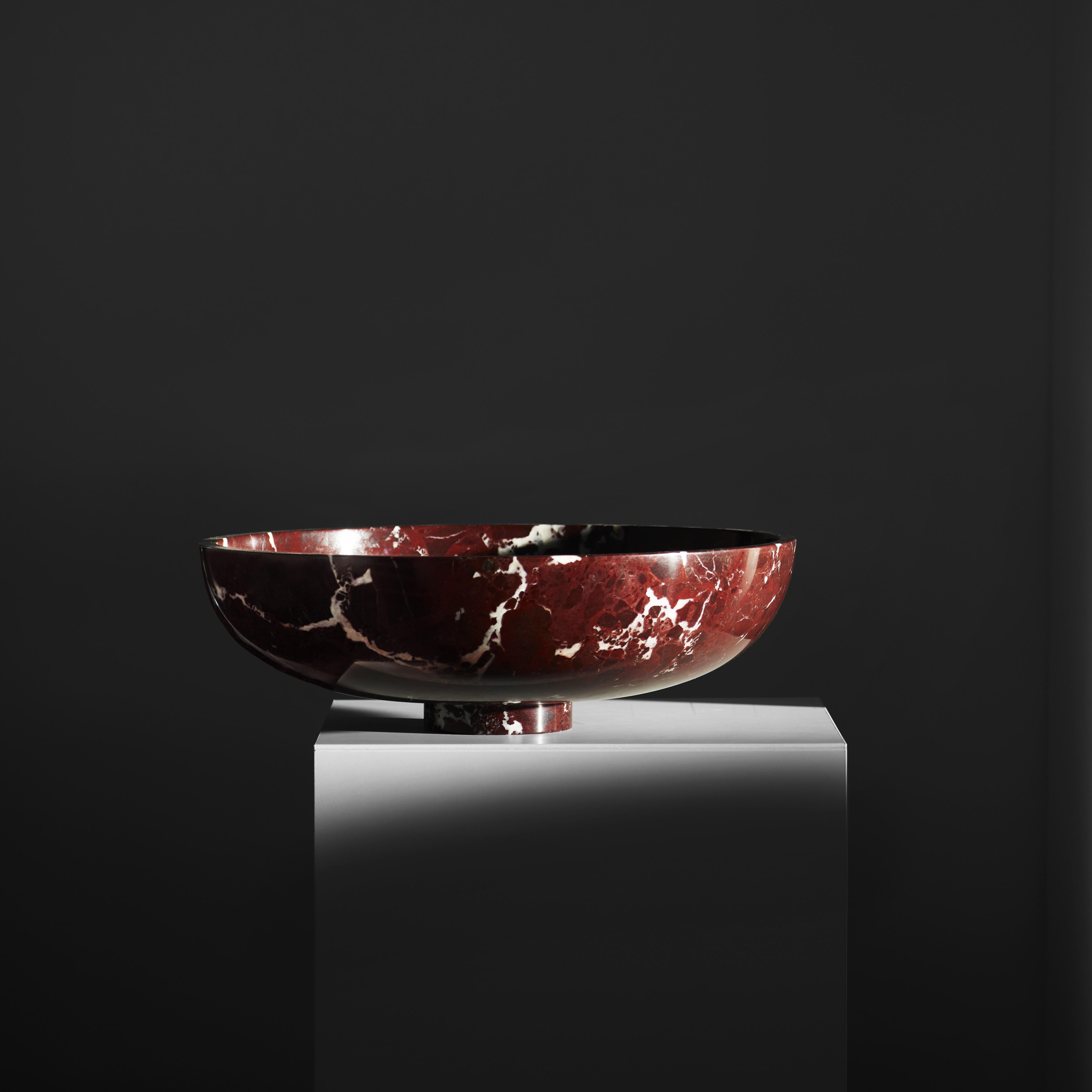 Danish Twosidestory Bowl Xl by Lisette Rützou For Sale