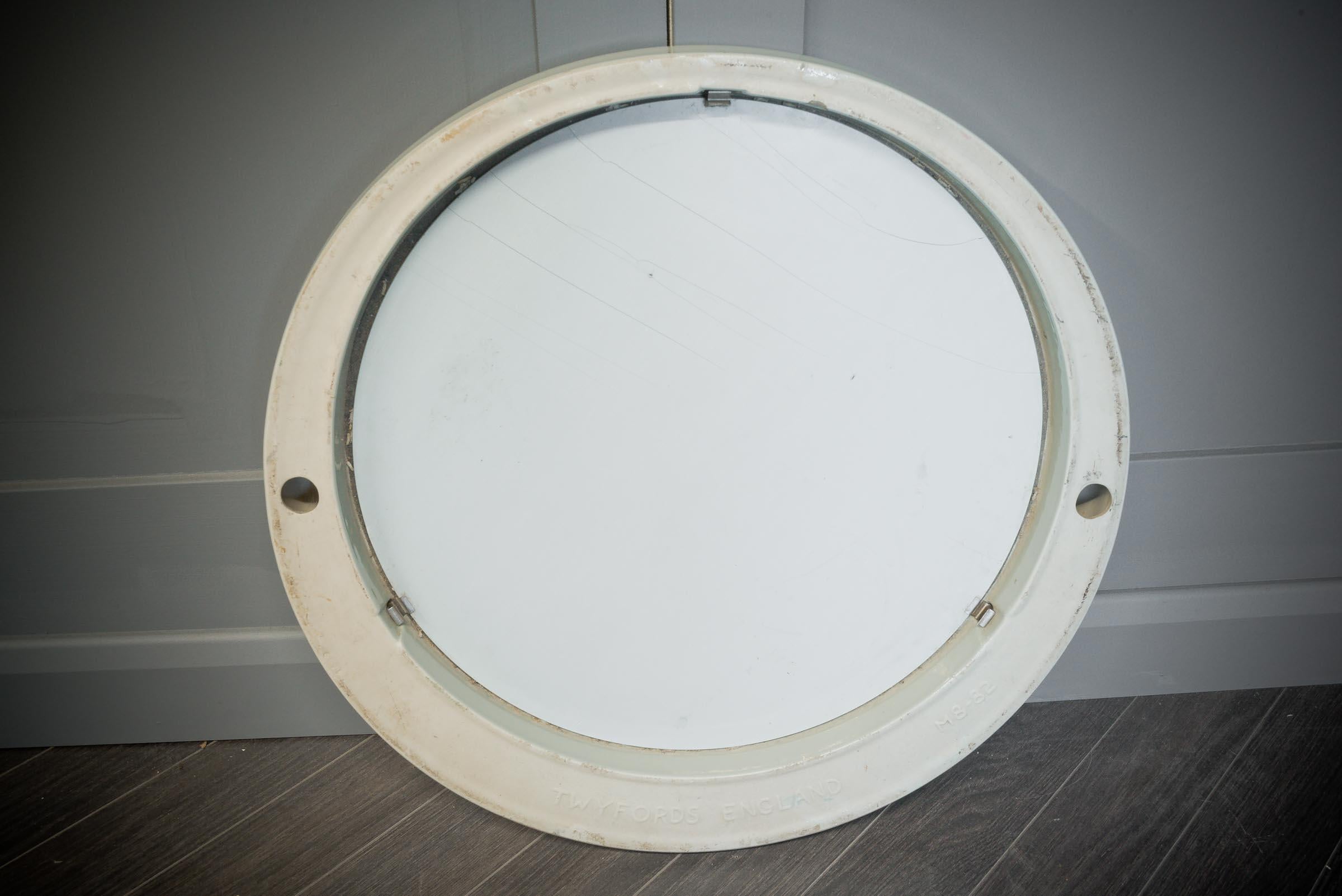 Twyfords Ceramic Framed Mirror In Good Condition For Sale In Alton, GB