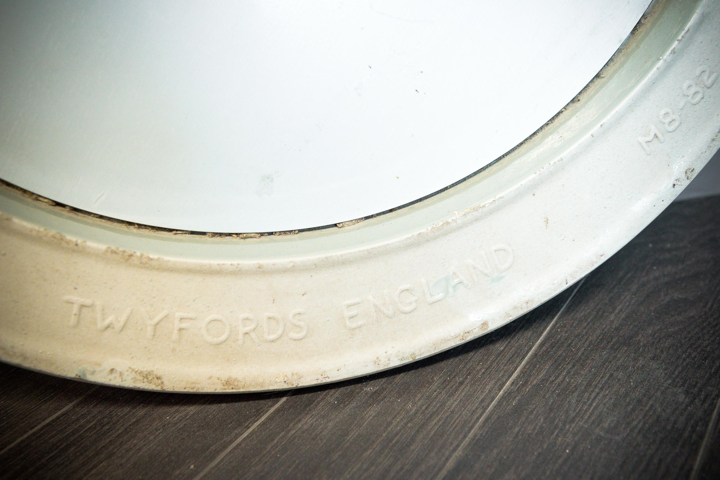 20th Century Twyfords Ceramic Framed Mirror For Sale