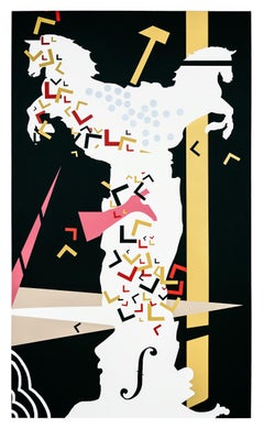 "Victoria" Abstract Painting 78" x 46" inch by Ty Joseph