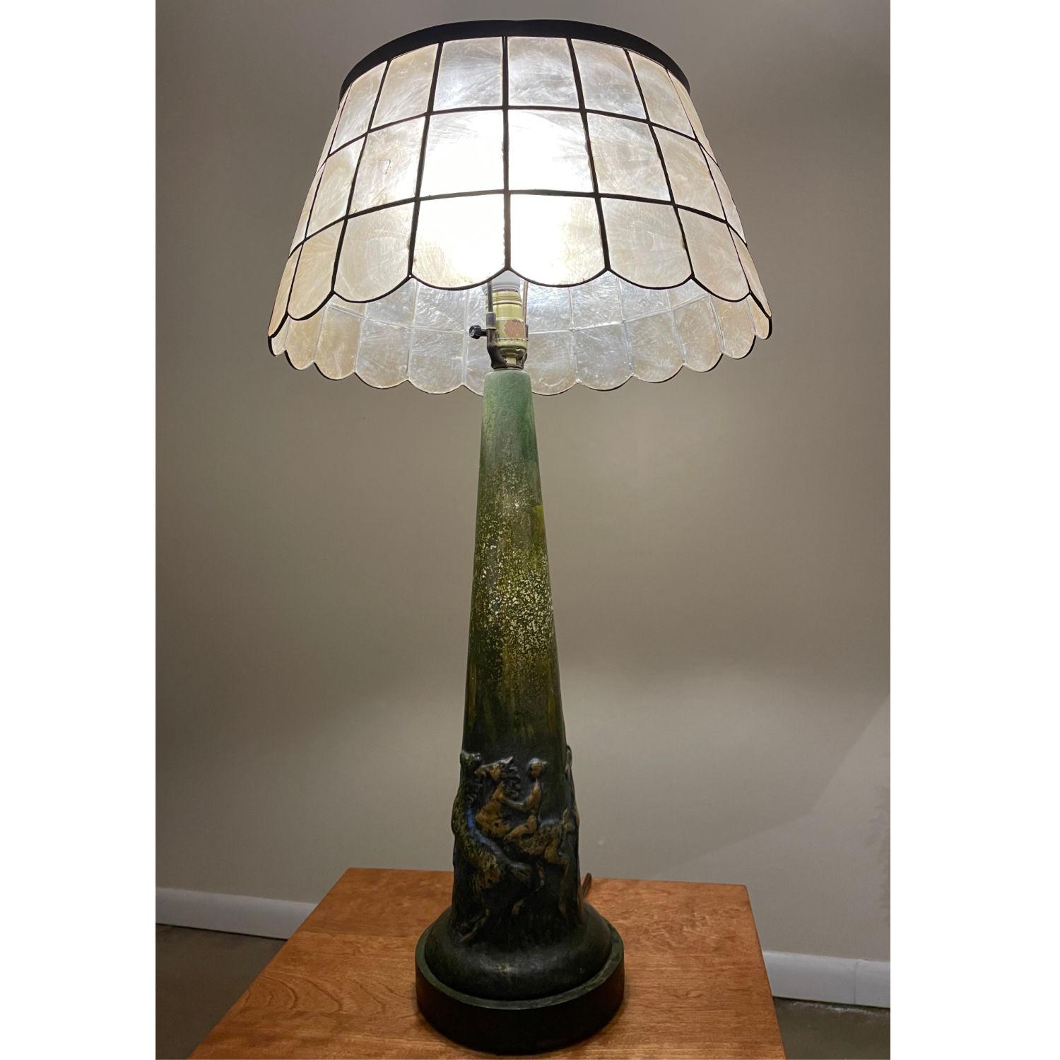 tiffany horse lamp