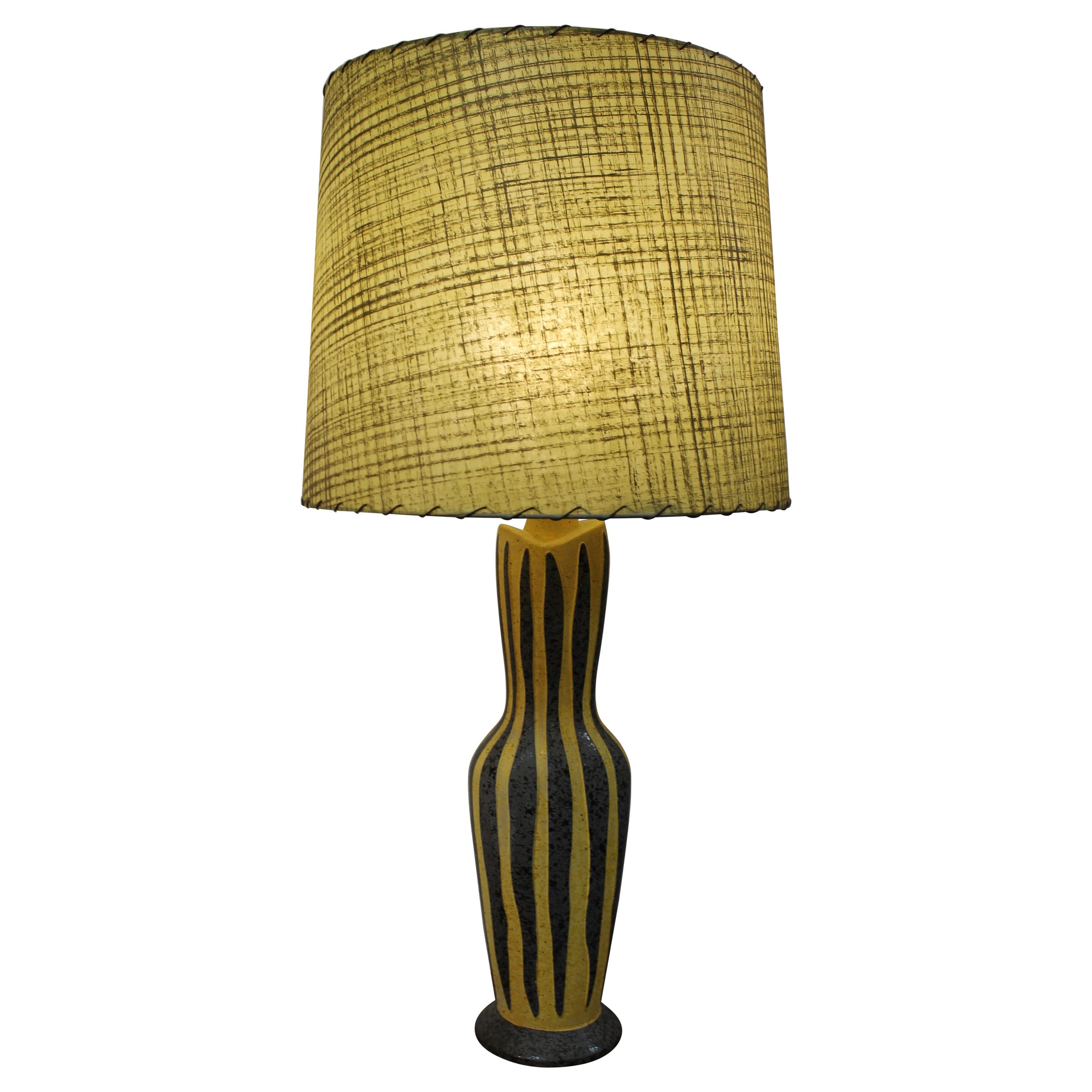Yellow Ceramic Table Lamps 167 For On 1stdibs