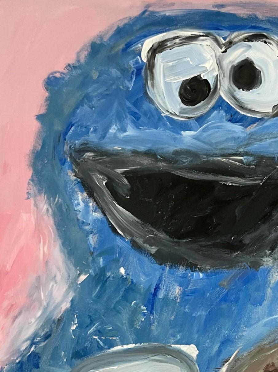 cookie monster pop art