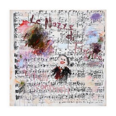 "Le Nozze di Figaro" Contemporary Abstract Pop Art Painting of Sheet Music