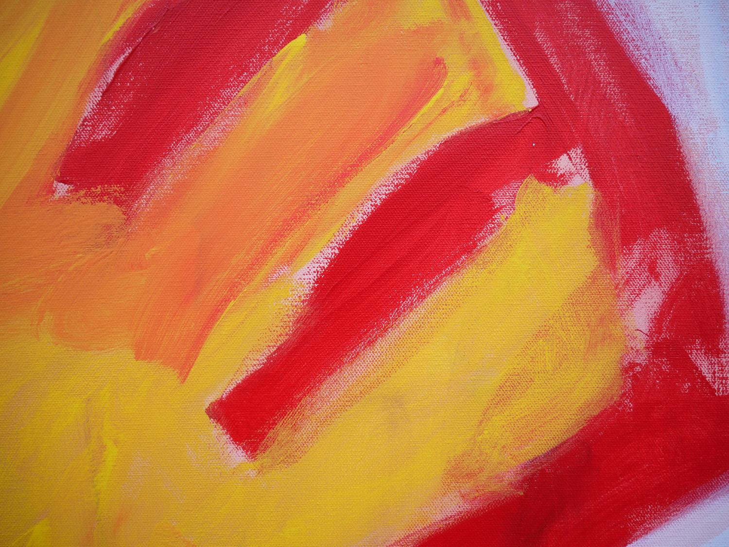 „Shell“ Zeitgenössisches abstraktes Pop-Art-Gemälde eines Logos der Oil and Gas Company im Angebot 1