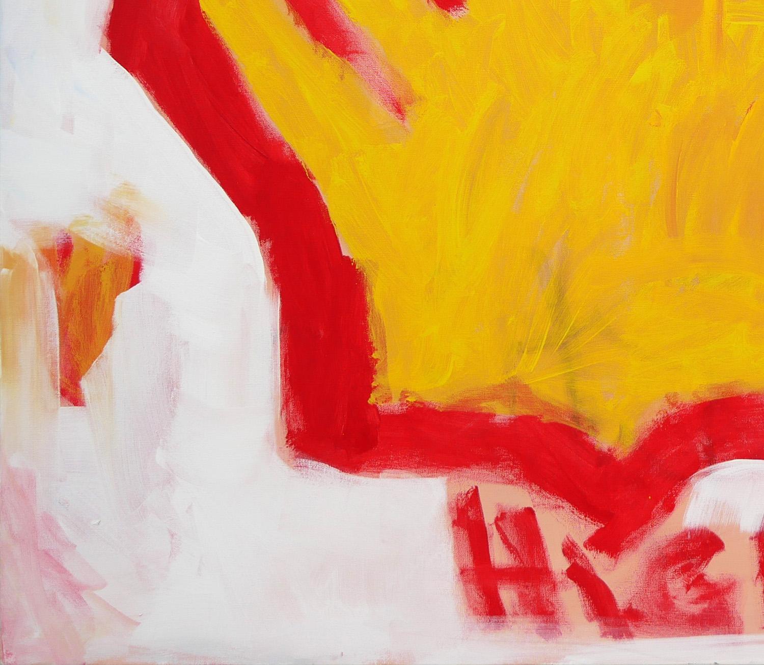 „Shell“ Zeitgenössisches abstraktes Pop-Art-Gemälde eines Logos der Oil and Gas Company im Angebot 5