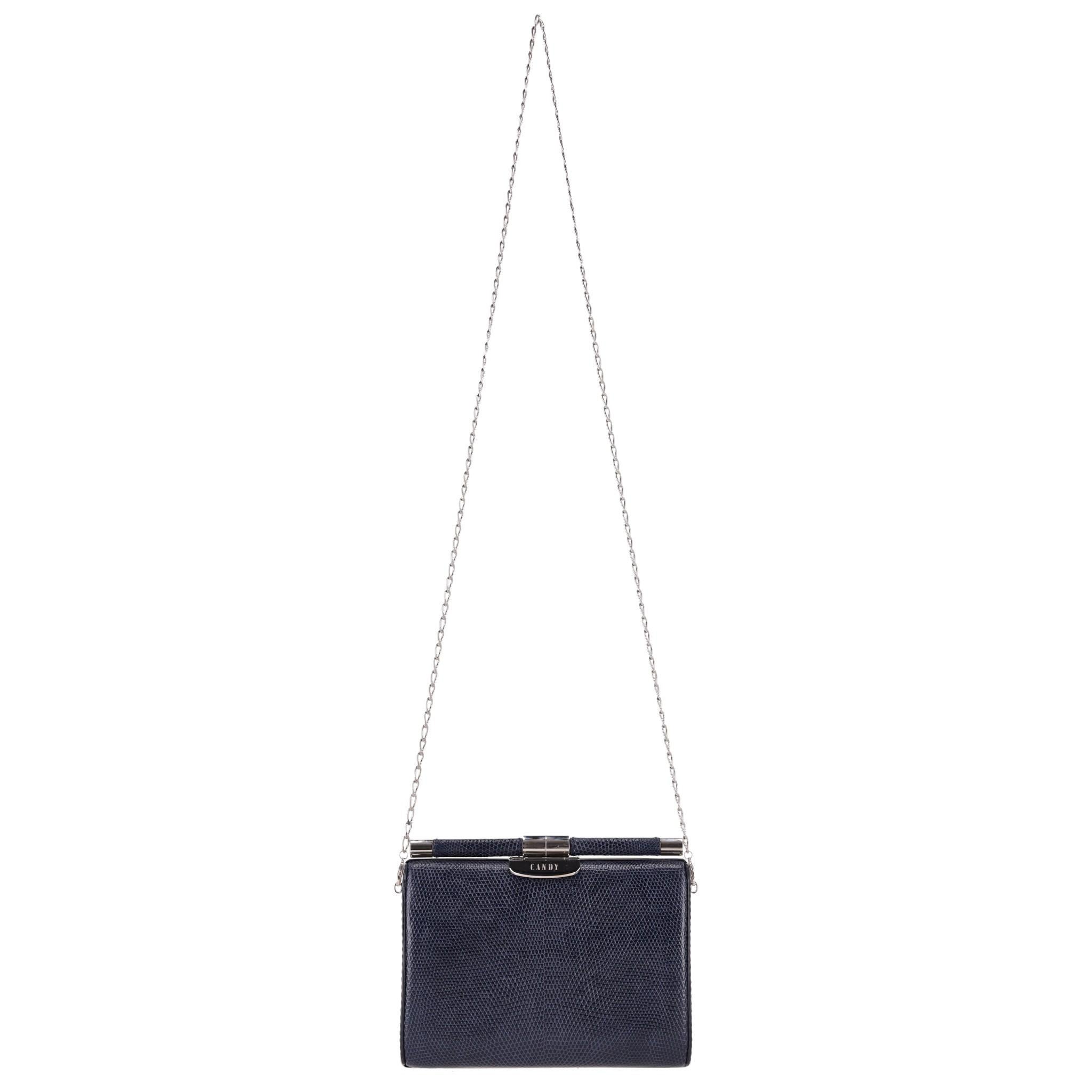 Pochette in pelle di lucertola Tyler Ellis con tracolla a catena

Borsa da sera 