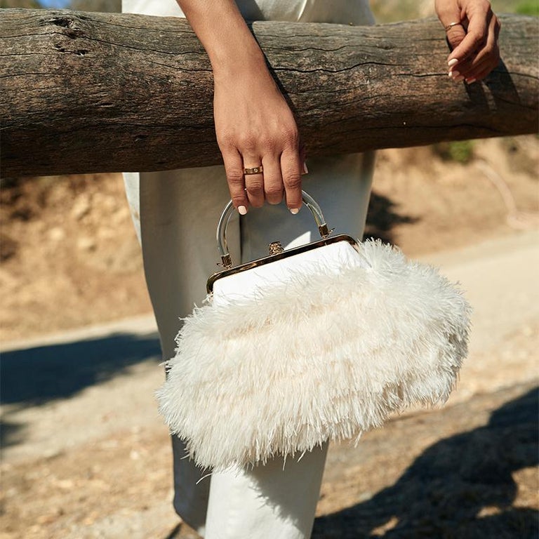 Chinoiserie Chic: The Ostrich Feather Bag High/Low