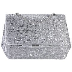 TYLER ELLIS Tiffany Classica Handbag Petite in Silver Crystal & Silver Hardware