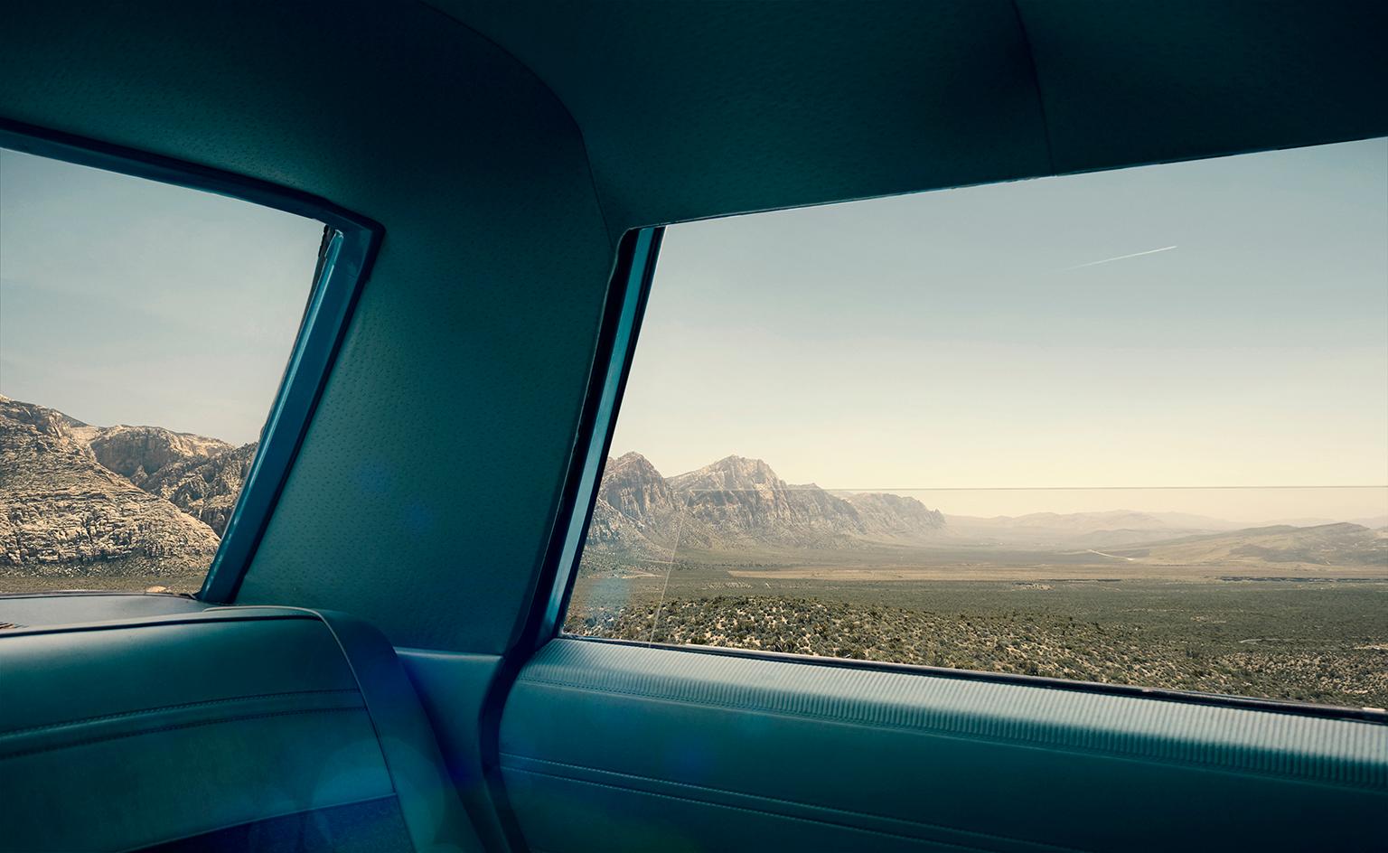 “Nevada”, Nevada, U.S.A., 2012. Dye Pigment Print. Edition of 10.
Signed, Dated and Numbered on the Reverse.

Tyler Gray’s photographs are cinematic in their storytelling. They are those moments that transform and become completely surreal in nature.