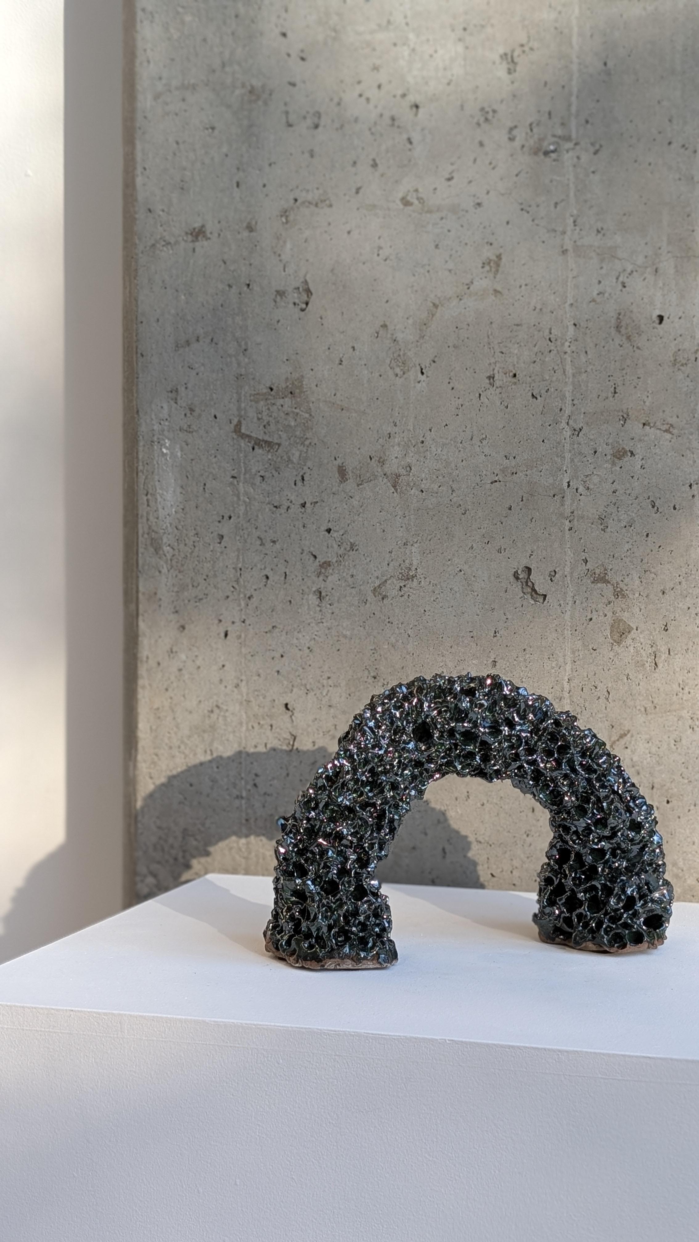 PNW Arch 009 - Gray Abstract Sculpture by Tyler James Goin