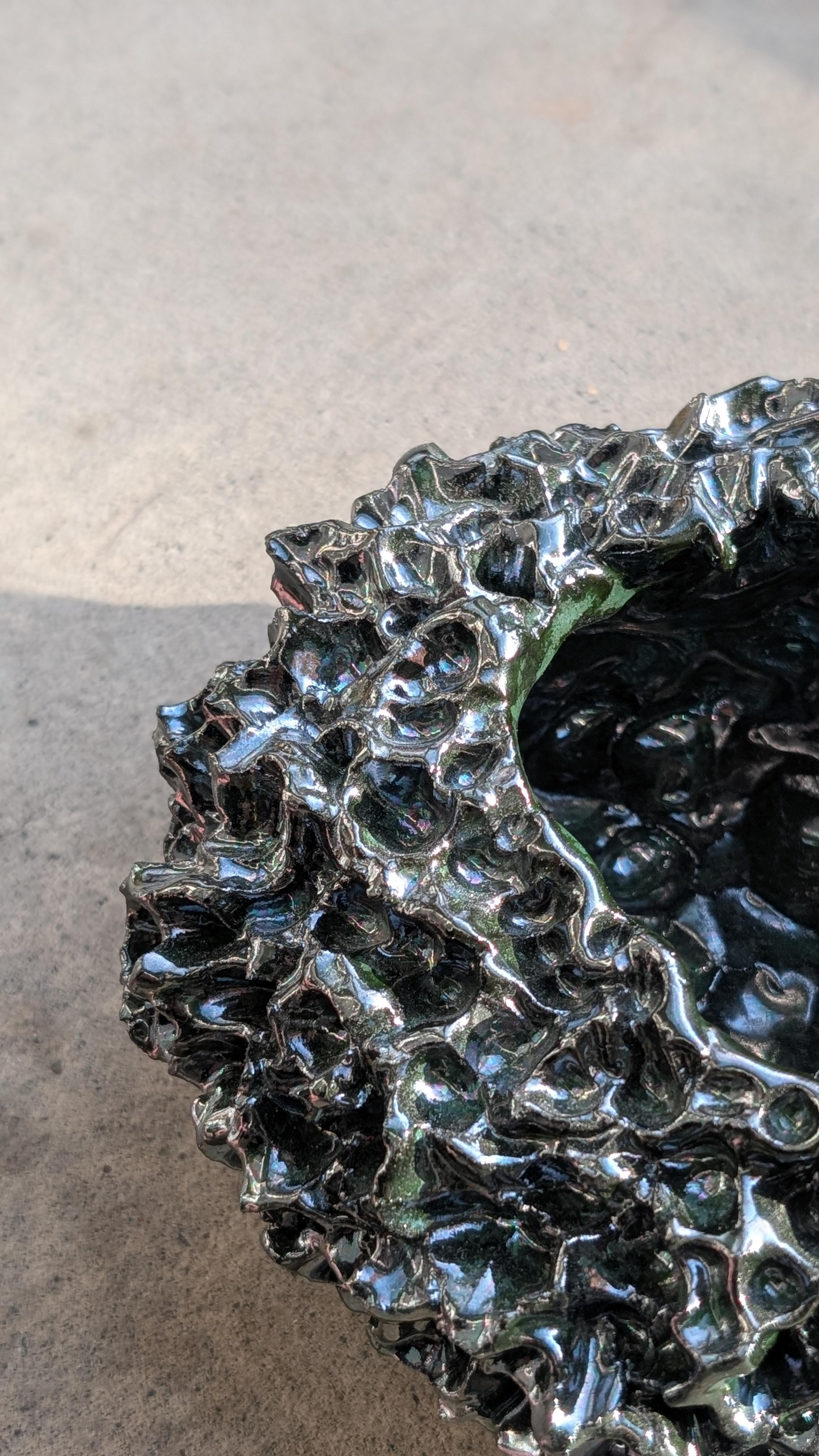 PNW Vessel 191 - Gray Abstract Sculpture by Tyler James Goin