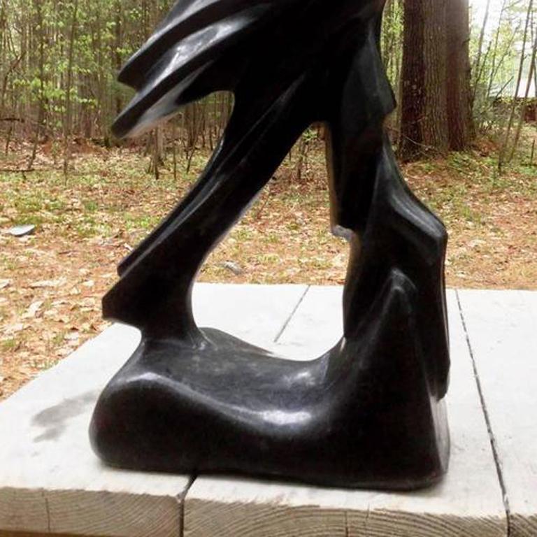 Panther Gorge - Brown Figurative Sculpture by Tyler Rand