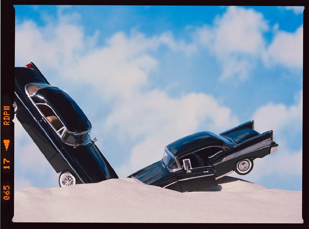 Tyler Shields Figurative Print - Cars (63" x 84")