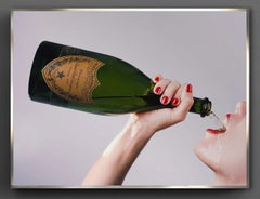 Used Champagne bottle (Artwork by Tyler Shields)