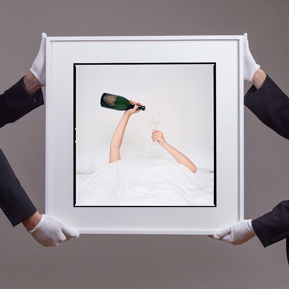 Tyler Shields Portrait Photograph - Champagne Hands by Tyler Shielsd