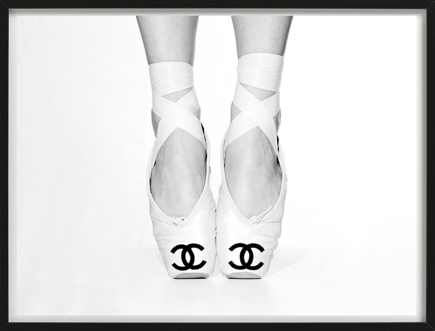 Ballet shoes with the iconic Chanel Logo, photographed by Tyler Shields in 2012. 

All prints are limited edition. Available in multiple sizes. High-end framing on request.

All prints are done and signed by the artist. The collector receives an