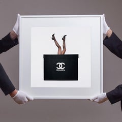 Chanel legs by Tyler Shields (photograph framed)