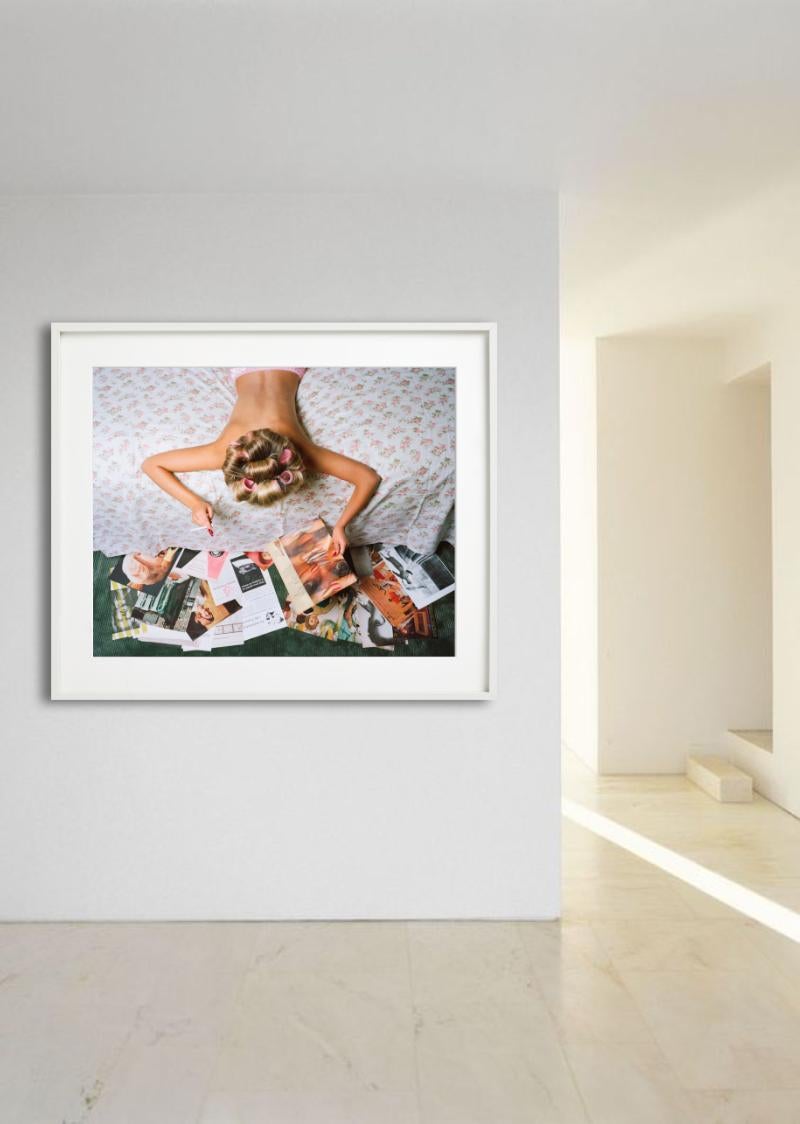 Curlers, Fine Art Photography - Beige Figurative Photograph by Tyler Shields
