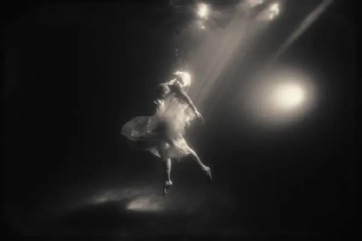 Tyler Shields Black and White Photograph - Dancer In The Dark (20" x 30")