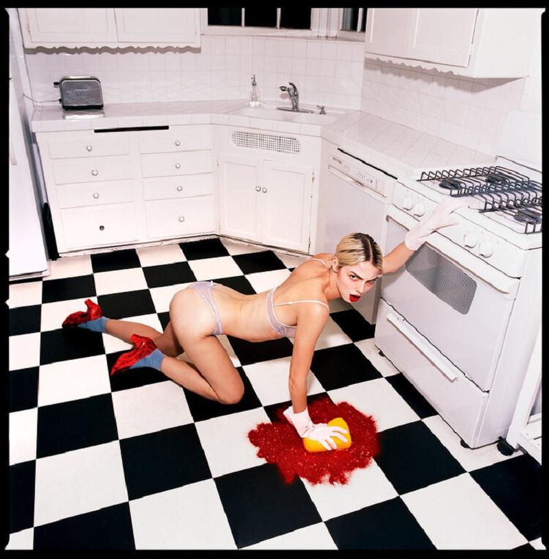 Tyler Shields Color Photograph - Dorothy In the Kitchen (18" x 18")