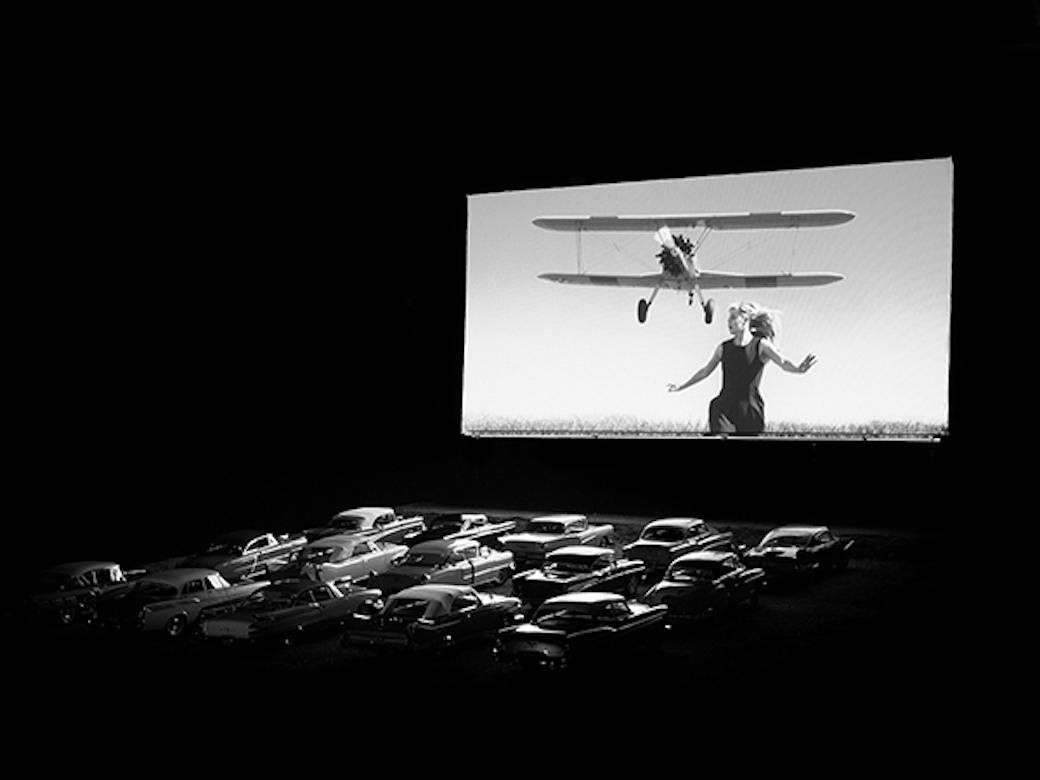 Tyler Shields Black and White Photograph - Drive In (45" x 60")