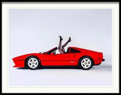 Ferrari legs by Tyler Shields - Framed Photograph