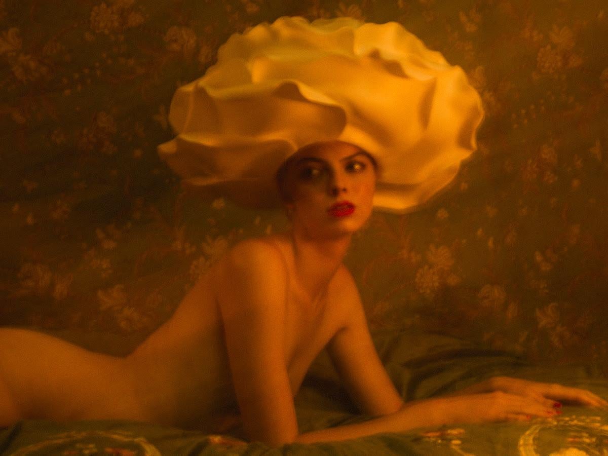 Tyler Shields Figurative Photograph - Flower Girl II (56" x 72")