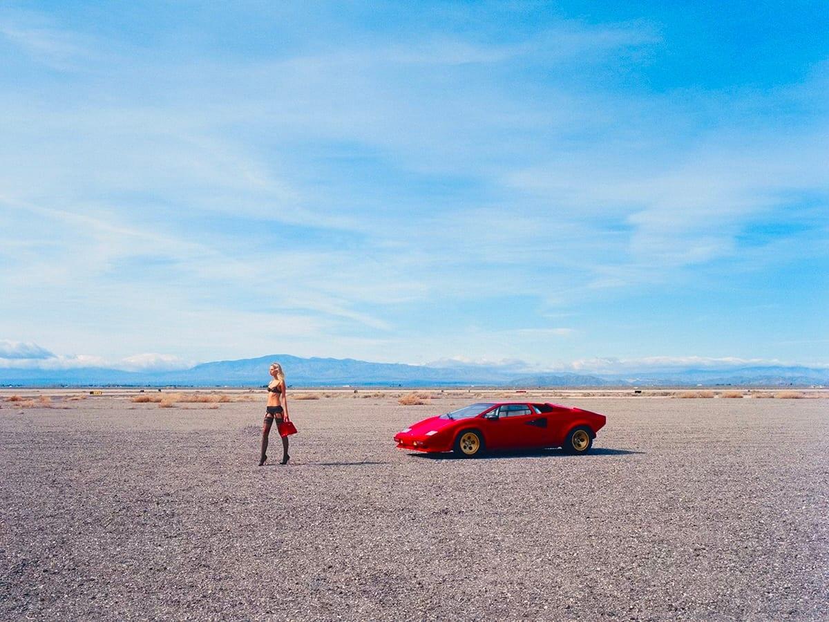 Girl with Lamborghini