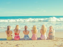 filles sur la plage, photographie, conteur d'histoires, Hollywood, mer