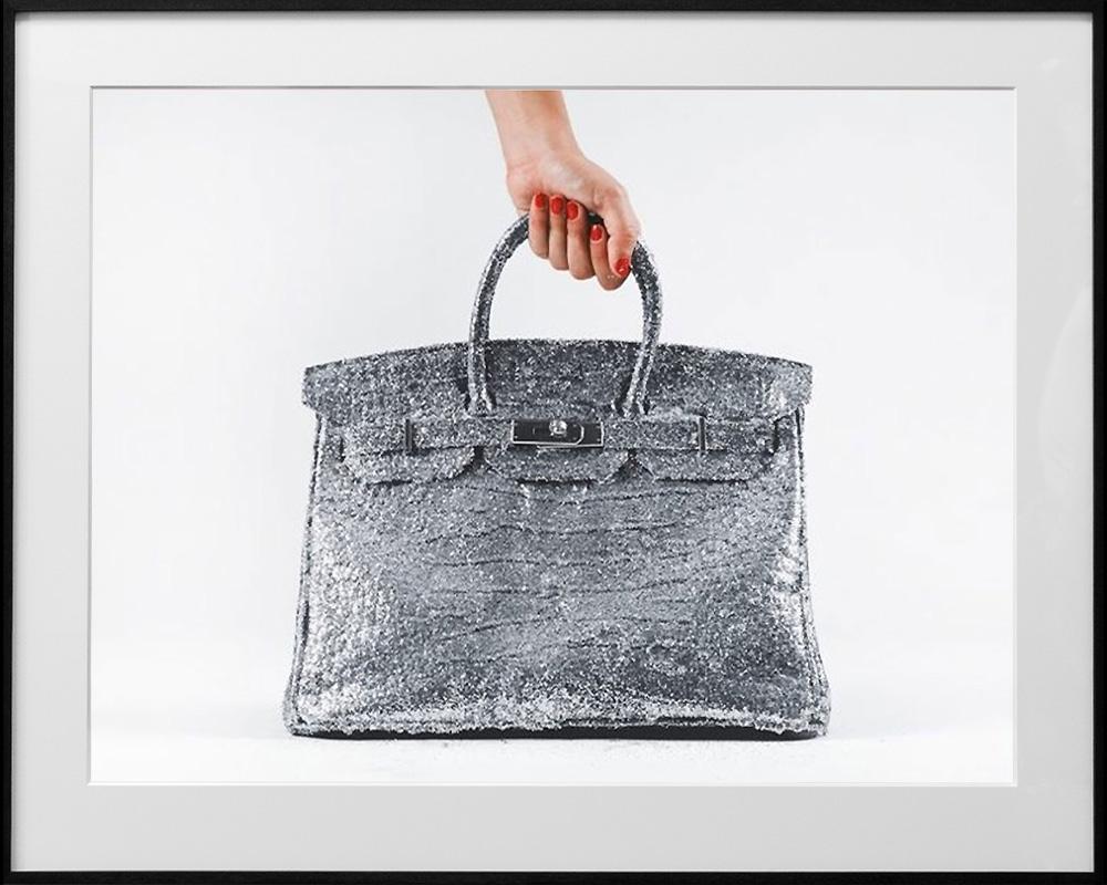Glitter Birkin Chromogenic Print, Framed, Edition of 3, 28.5x36 in