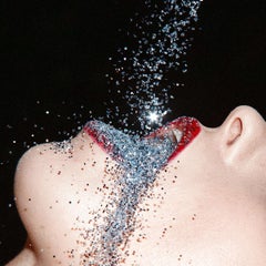 Glitter pour by Tyler Shields (photograph framed)
