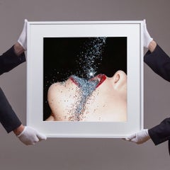 Glitter pour by Tyler Shields (photograph framed)