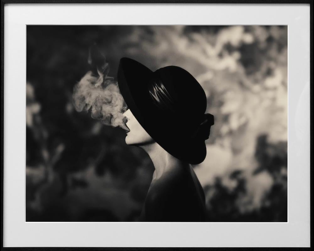 Hat with Smoke Chromogenic Print, Framed, Edition of 3, Contemporary