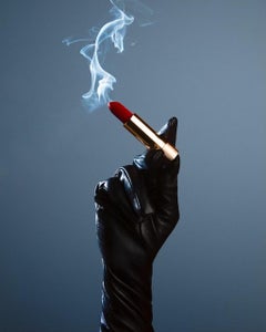 Used Lipstick Cigarette