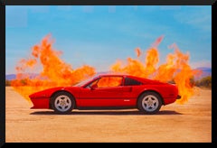 Red "Ferrari on Fire- AP" by Tyler Shields 