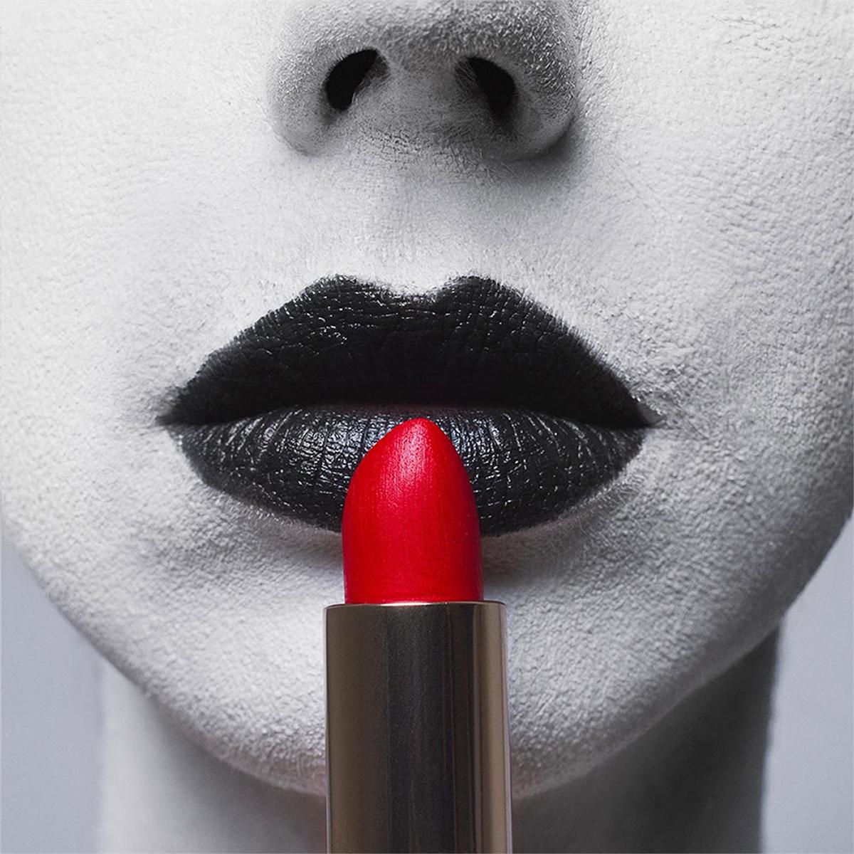 Roter Lippenstift