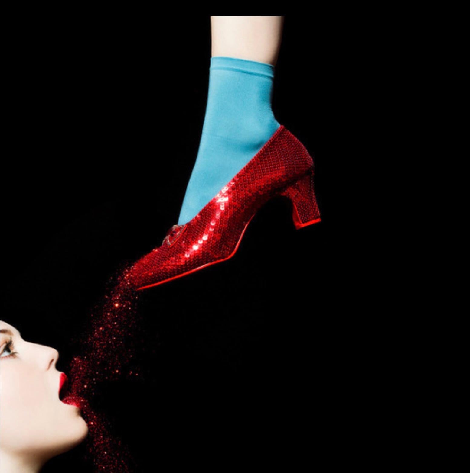 Red Shoes - Photograph by Tyler Shields