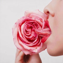 Rose Chromogenic Print on Kodak Endura Luster Paper, Signed Certificate