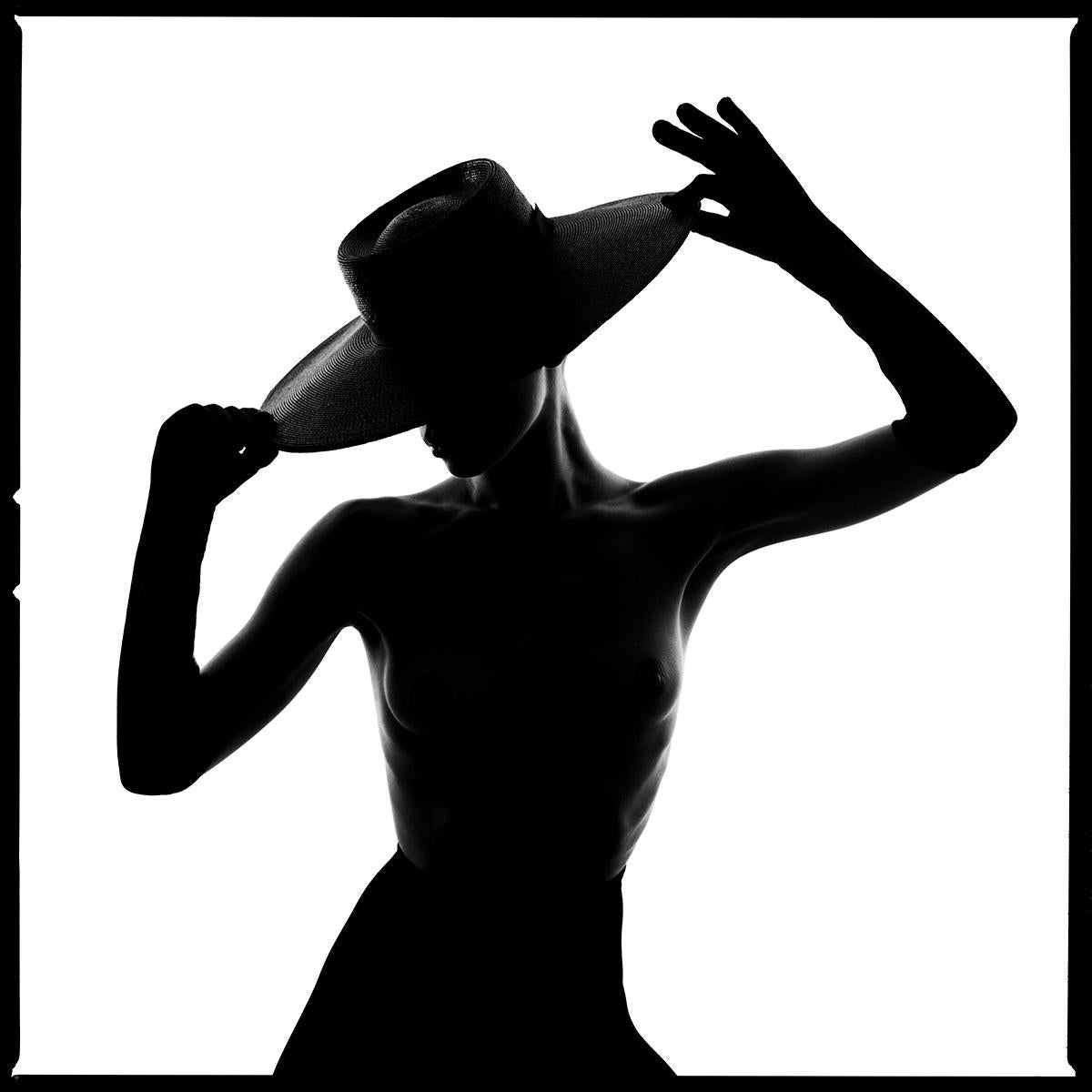 Tyler Shields Nude Photograph - "Hat Silhouette" Sexy Nude Woman