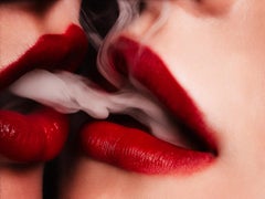 Smoke mouths (45x60inches) by Tyler Shields. 2025